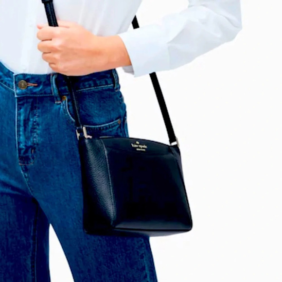 kate spade Handbags - NWT Kate Spade beautiful NWT black crossbody bag.  In original packaging